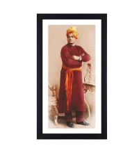 Swami Vivekananda Colored Photograph |Inspirational Wall Art| Spiritual Devotional Wall Art| High-Quality Print| Ideal for Home, Office, or Meditation Space