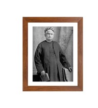 Classic Bankim Chandra Black and White Photo |High-Quality Monochrome Portrait of Renowned Bengali Writer |Timeless Wall Art for Home, Office, or Gallery| Ideal Gift for Literature Enthusiasts