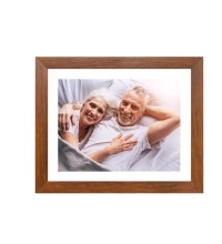 Heartwarming Husband and Wife Image at Old Age | Elegant colored Print |High-Quality Portrait of Lifelong Love| Perfect for Home DÃ©cor or Anniversary Gift