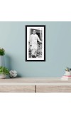 Netaji Subhas Chandra Bose Black & White Photograph |Historical Wall Art| High-Quality Print| Ideal for Home or Office Decor