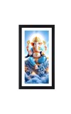 Lord Ganesh Colored Photograph |Vibrant Wall Art| High-Quality Print| Devotional wall art |Ideal for Home or Office Decor or Puja room