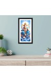 Lord Ganesh Colored Photograph |Vibrant Wall Art| High-Quality Print| Devotional wall art |Ideal for Home or Office Decor or Puja room