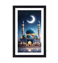 Islamic Masjid colored Photo|Elegant Mosque Wall Art| High-Quality Print | Ideal for Home or Office Décor