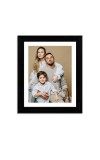 Colored Family Photo of Father, Mother, and Son |Family Portrait Wall Art| Perfect for Home Decor & Family Keepsake