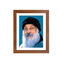 Bhagwan Rajneesh (Osho) color Photo | Spiritual Guru Portrait | Enlightened Master Wall Art | High-Quality Print | Meditation and Yoga Decor