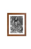 Anandamayee Maa Black and White Photo | Divine Portrait of Anandamayi Ma | Spiritual Guru Wall Art | High-Quality Print | Meditation & Worship Décor