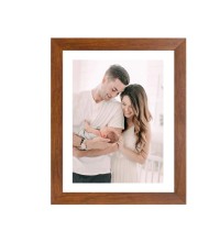 Colored Photo of New Parents with Newborn Baby | Heartwarming Family Portrait | High-Quality Print | Perfect for Nursery and Home Decor