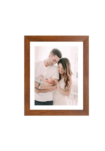 Colored Photo of New Parents with Newborn Baby | Heartwarming Family Portrait | High-Quality Print | Perfect for Nursery and Home Decor