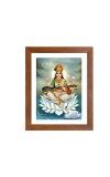 Colored Photo of Goddess Maa Saraswati | Divine Saraswati Wall Art | Spiritual Goddess Print | High-Quality Print for Home and Temple Décor | Ideal for Puja room