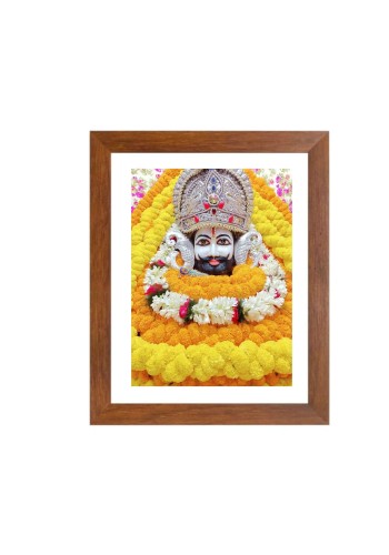 Colored Photo of Khatu Shyam Baba | Divine Shyam Baba Wall Art | Spiritual Decor for Home & Temple | High-Quality Print | Ideal for puja room