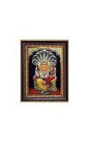 Lord Narasima And Mata Lakshmi Digital Print Photo 6.7x8.7 inches  (I24) - Vibrant Religious Wall Art for Home or Office Decor.