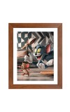 AI Funny AI Funny Tom & Jerry  Art Picture for Kids Art Picture for Kids - 10x14 inches, Brown Color - Perfect Wall Decor for Children's Room