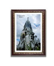 St. Mary Church Church Photo Frame, 10x14 Inches Beautiful Elegant Framed Wall Art of Iconic Cathedral