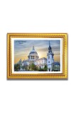 St. Paul Church Church Photo Frame, 10x14 Inches Beautiful Elegant Framed Wall Art of Iconic Cathedral