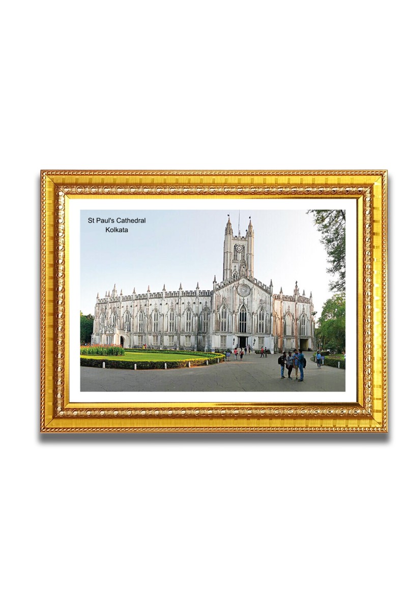 St Paul Church Church Photo Frame, 10x14 Inches Beautiful Elegant Framed Wall Art of Iconic Cathedral