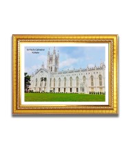 St Paul Church Church Photo Frame, 10x14 Inches Beautiful Elegant Framed Wall Art of Iconic Cathedral