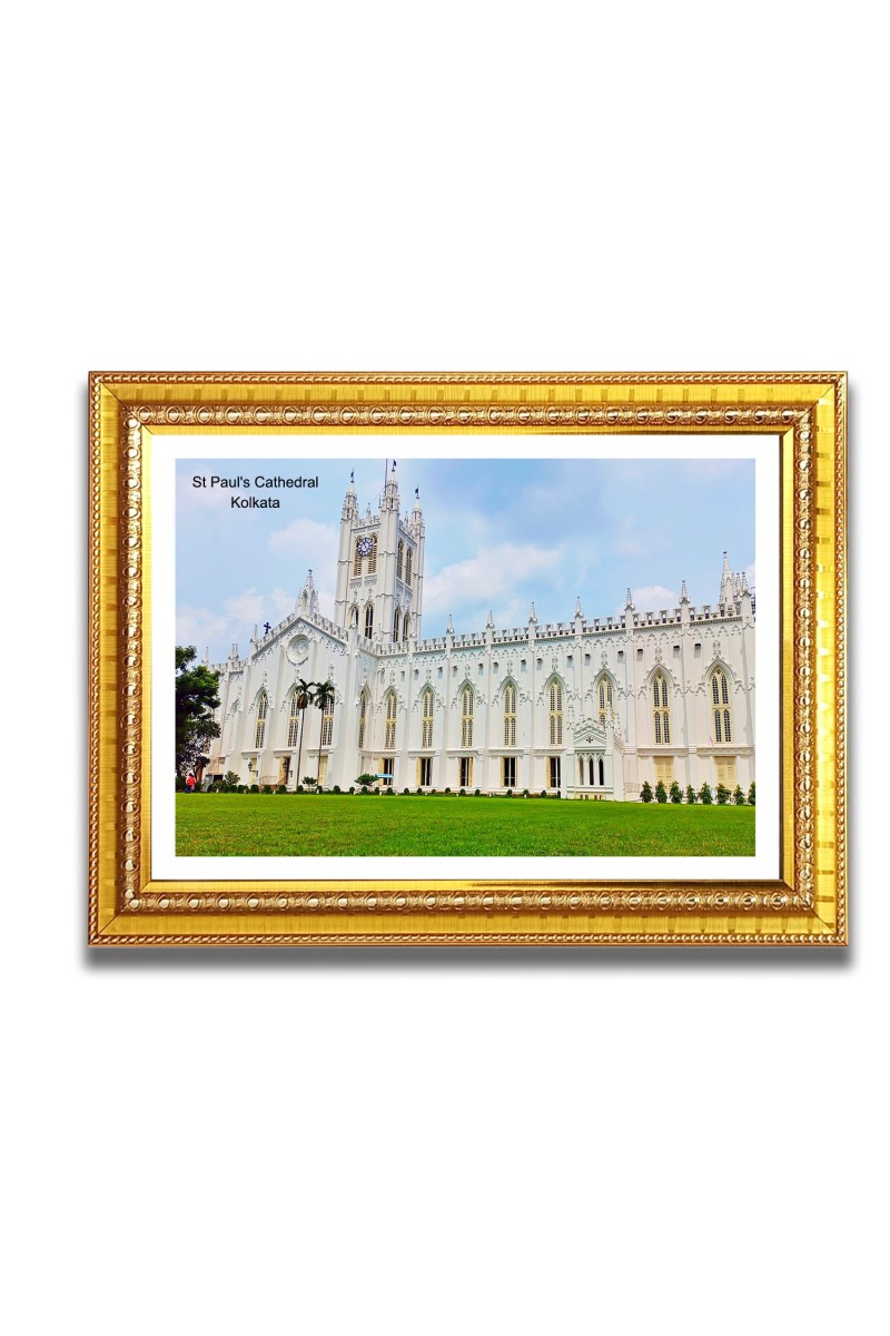 St Paul Church Church Photo Frame, 10x14 Inches Beautiful Elegant Framed Wall Art of Iconic Cathedral