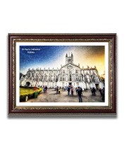 St Paul Church Church Photo Frame, 10x14 Inches Beautiful Elegant Framed Wall Art of Iconic Cathedral