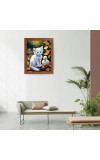 AI Funny AI Funny Cute Cat Art Picture for Kids Art Picture for Kids - 10x14 inches, Brown Color - Perfect Wall Decor for Children's Room AI Funny AI Funny Cute Cat Art Picture for Kids Art Picture for Kids - 10x14 inches, Brown Color - Perfect Wall Decor for Children's Room