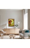 AI Funny AI Funny Lion with bird Art Picture for Kids Art Picture for Kids - 10x14 inches, Brown Color - Perfect Wall Decor for Children's Room AI Funny AI Funny Lion with bird Art Picture for Kids Art Picture for Kids - 10x14 inches, Brown Color - Perfect Wall Decor for Children's Room