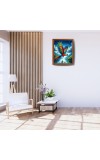 AI Funny AI Funny Bird Art Picture for Kids Art Picture for Kids - 10x14 inches, Brown Color - Perfect Wall Decor for Children's Room