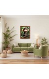 AI Funny AI Funny Cute Monkey Art Picture for Kids Art Picture for Kids - 10x14 inches, Brown Color - Perfect Wall Decor for Children's Room