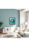AI Funny AI Funny Cute Minions  Art Picture for Kids Art Picture for Kids - 10x14 inches, Brown Color - Perfect Wall Decor for Children's Room
