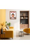 AI Funny AI Funny Mr. Bean  Art Picture for Kids Art Picture for Kids - 10x14 inches, Brown Color - Perfect Wall Decor for Children's Room