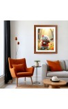 AI Funny AI Funny Cute Cat Art Picture for Kids Art Picture for Kids - 10x14 inches, Brown Color - Perfect Wall Decor for Children's Room AI Funny AI Funny Cute Cat Art Picture for Kids Art Picture for Kids - 10x14 inches, Brown Color - Perfect Wall Decor for Children's Room
