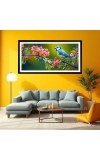 Nature Landscape Floating Frame Scenery Digital Print - 12x24 inch Modern Nature Wall Art for Living Room, Bedroom, Office, Hotels, Drawing Room