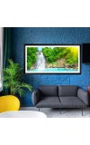 Nature Landscape Floating Frame Scenery Digital Print - 12x24 inch Modern Nature Wall Art for Living Room, Bedroom, Office, Hotels, Drawing Room