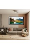 Nature Landscape Floating Frame Scenery Digital Print - 12x24 inch Modern Nature Wall Art for Living Room, Bedroom, Office, Hotels, Drawing Room