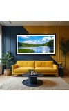 Nature Landscape Floating Frame Scenery Digital Print - 12x24 inch Modern Nature Wall Art for Living Room, Bedroom, Office, Hotels, Drawing Room