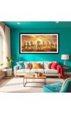 Nature Landscape Floating Frame Scenery Digital Print - 12x24 inch Modern Nature Wall Art for Living Room, Bedroom, Office, Hotels, Drawing Room