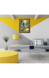 Gopal Krishna Digital Print Photo 6.7x8.7 inches  (I24) - Vibrant Religious Wall Art for Home or Office Decor.