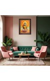 Lord surya Digital Print Photo 6.7x8.7 inches  (I24) - Vibrant Religious Wall Art for Home or Office Decor.