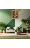 Lord Baby Krishna Digital Print Photo 6.7x8.7 inches  (I24) - Vibrant Religious Wall Art for Home or Office Decor.