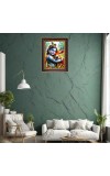 Little Krishna Digital Print Photo 6.7x8.7 inches  (I24) - Vibrant Religious Wall Art for Home or Office Decor.