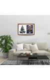 Lord shiva and vishnu Photo Frame - 11x15Inches - Spiritual Artwork for Home Wall Decoration, Puja Room and Office Decoration and Gifting 