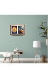 Agni deva and sri krishna Photo Frame - 11x15Inches - Spiritual Artwork for Home Wall Decoration, Puja Room and Office Decoration and Gifting 