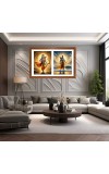 Rama and lakshman Photo Frame - 11x15Inches - Spiritual Artwork for Home Wall Decoration, Puja Room and Office Decoration and Gifting 