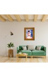 Jagadbandhu Sundar Prabhu Photo Frame  10x14 Inches-Brown Wooden Frame for Home , Office & Temple Decoration and Gifting