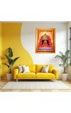 Maa tara Golden Designer Photo Frame | 10x14 Inch Religious Wall Hanging Frame for Home & Office Decoration | Hindu Deity Spiritual Gift Item