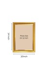 Chaitanya Mahaprabhu krishna Golden Designer Photo Frame | 10x14 Inch Religious Wall Hanging Frame for Home & Office Decoration | Hindu Deity Spiritual Gift Item Chaitanya Mahaprabhu krishna Golden Designer Photo Frame | 10x14 Inch Religious Wall Hanging Frame for Home & Office Decoration | Hindu Deity Spiritual Gift Item