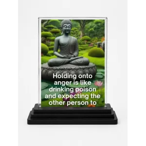 Gautama Buddha Acrylic Car Dashboard Showpiece | Double-Sided Gautama Buddha Photo Stand | 3 X 4 Inch Photo | Transparent Acrylic Frame With Black Base | Car Dashboard, Office & Table Decor (F71543) Gautama Buddha Acrylic Car Dashboard Showpiece | Double-Sided Gautama Buddha Photo Stand | 3 X 4 Inch Photo | Transparent Acrylic Frame With Black Base | Car Dashboard, Office & Table Decor (F71543)