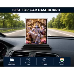 Hanuman Acrylic Car Dashboard Showpiece | Double-Sided Hanuman Photo Stand | 3 X 4 Inch Photo | Transparent Acrylic Frame With Black Base | Car Dashboard, Office & Table Decor (F70633) Hanuman Acrylic Car Dashboard Showpiece | Double-Sided Hanuman Photo Stand | 3 X 4 Inch Photo | Transparent Acrylic Frame With Black Base | Car Dashboard, Office & Table Decor (F70633)