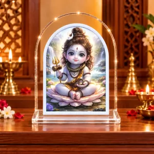 Lord Shiva L Shape Acrylic Showpiece 3 X 3.5 Inch For Home, Office And Car (F176547) Lord Shiva L Shape Acrylic Showpiece 3 X 3.5 Inch For Home, Office And Car (F176547)
