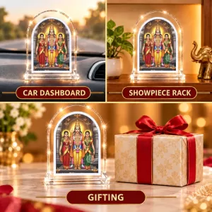 Lord Murugan L Shape Acrylic Showpiece 3 X 3.5 Inch For Home, Office And Car (F176934) Lord Murugan L Shape Acrylic Showpiece 3 X 3.5 Inch For Home, Office And Car (F176934)