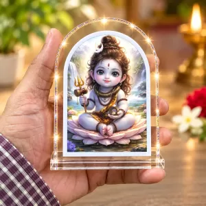 Lord Shiva L Shape Acrylic Showpiece 3 X 3.5 Inch For Home, Office And Car (F176547) Lord Shiva L Shape Acrylic Showpiece 3 X 3.5 Inch For Home, Office And Car (F176547)