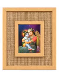 Yashoda Laminated Jute Wall Photo Frame, 14 X 16 Inch (F174009)
